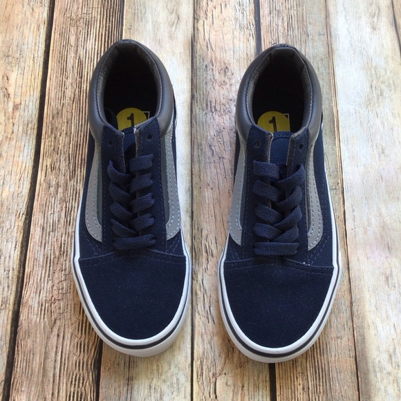 Vans Other - NEW Vans Navy/Gray Old Skool Suede Shoe